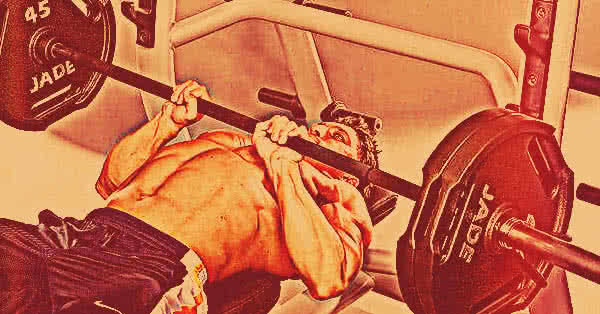 Close-grip bench presses Close-grip bench presses