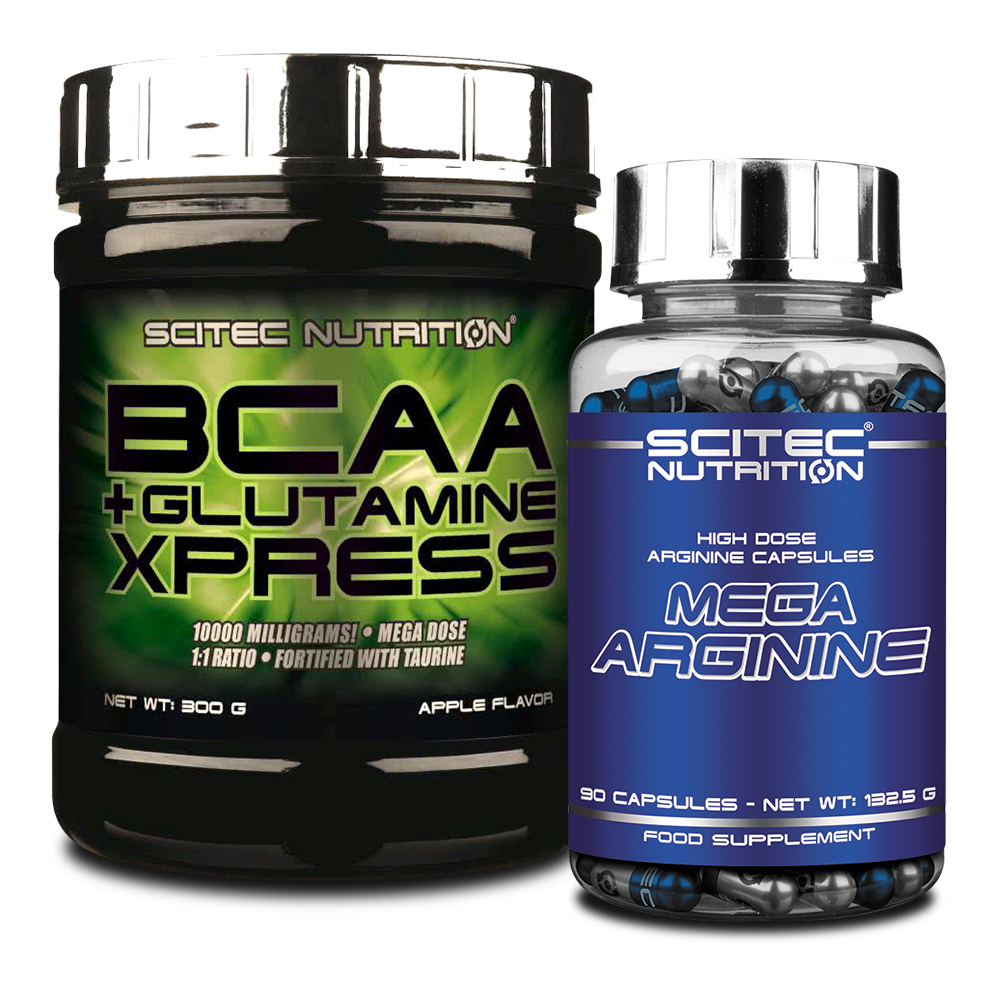 BCAA + Glutamine Xpress + Mega Arginine (set) Scitec Nutrition