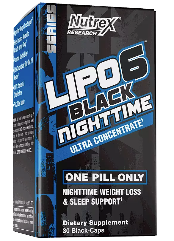 Lipo 6 Black Nighttime 30 caps NutreX Research